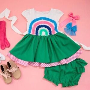 Girl August preppy rainbow NIB. 18 mths. Soo beautiful and well made.